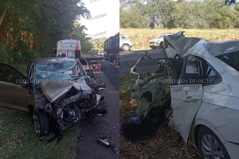 Três pessoas morrem e quatro ficam gravemente feridas em acidente na Rodovia Raposo Tavares, em Piraju