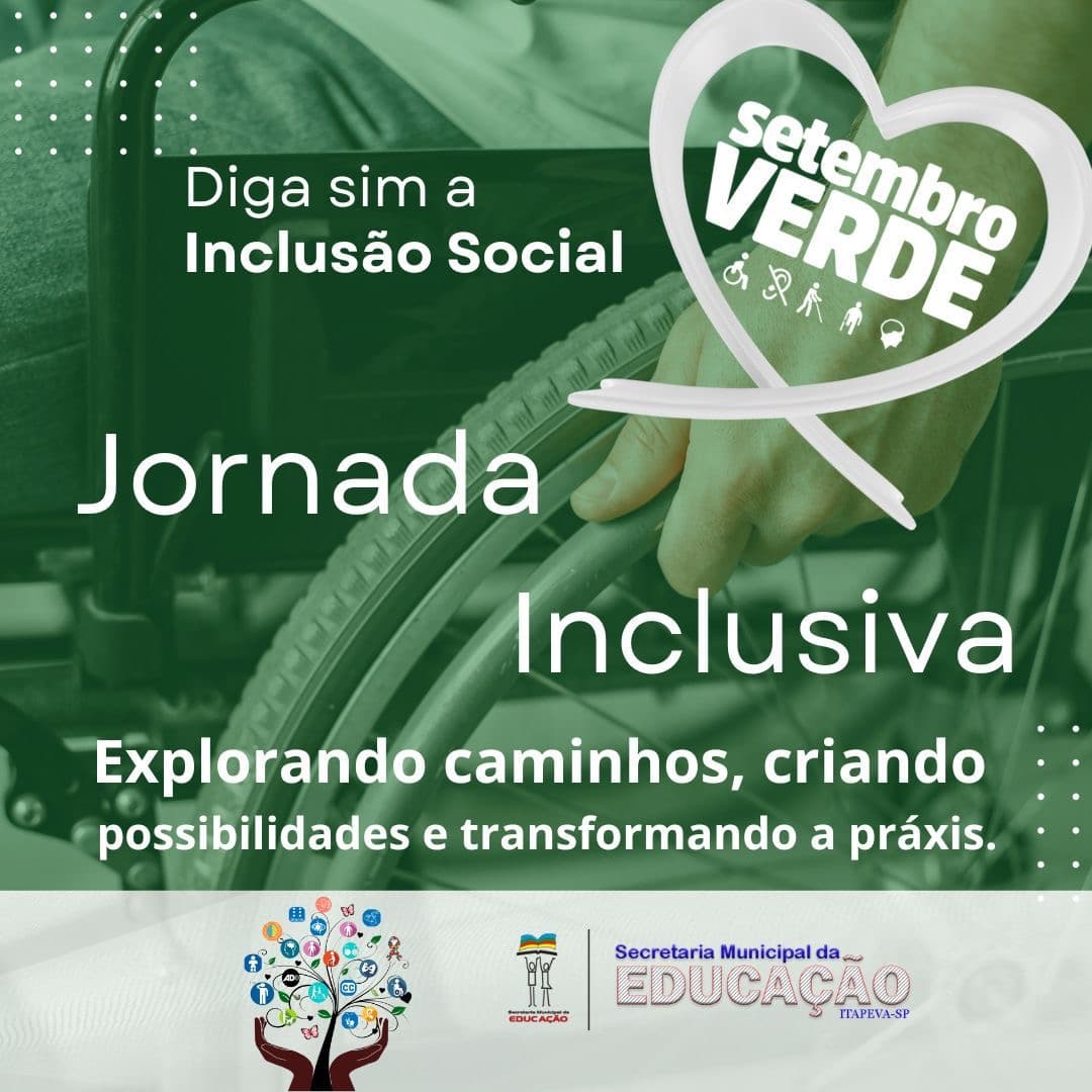 ÚLTIMA OPORTUNIDADE PARA PARTICIPAR DA JORNADA INCLUSIVA