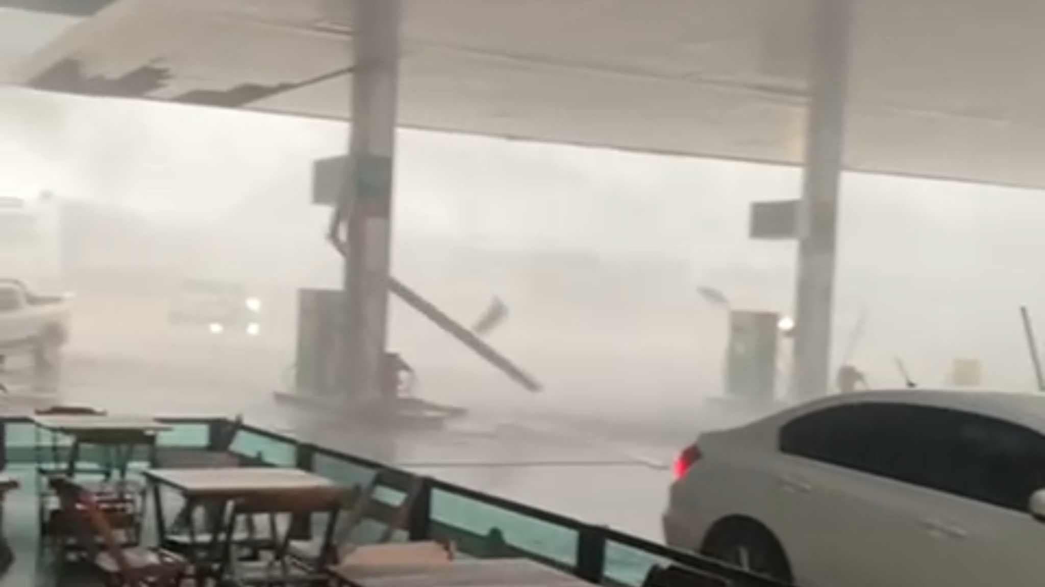 Temporal com ventos de 43 km/h causa estragos em Itaberá (SP)