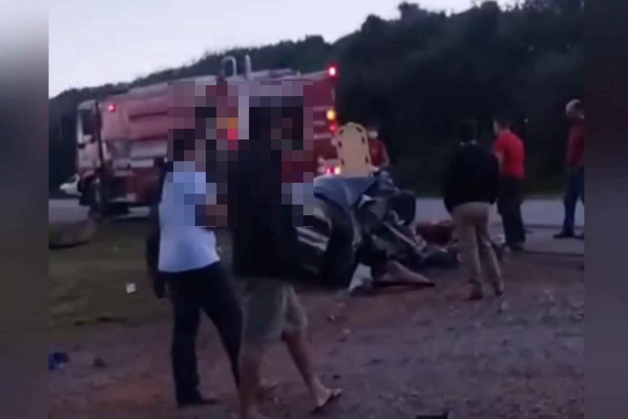 Criança morre em acidente entre carro e caminhão na rodovia em Capão Bonito