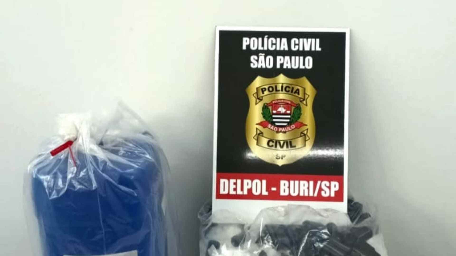 Polícia Civil realiza operação e apreende grande quantidade de possível lança-perfume em Buri