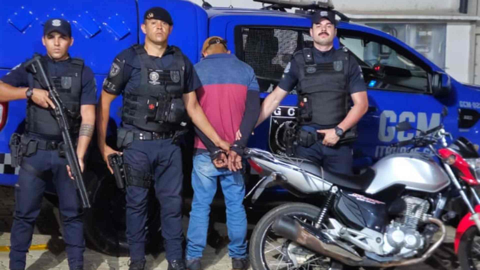 Motocicleta furtada no Paraná é recuperada pela GCM em Itararé