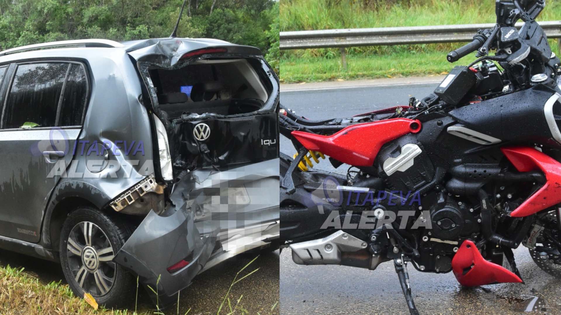 Motociclista morre após bater na traseira de carro na Rodovia Francisco Alves Negrão