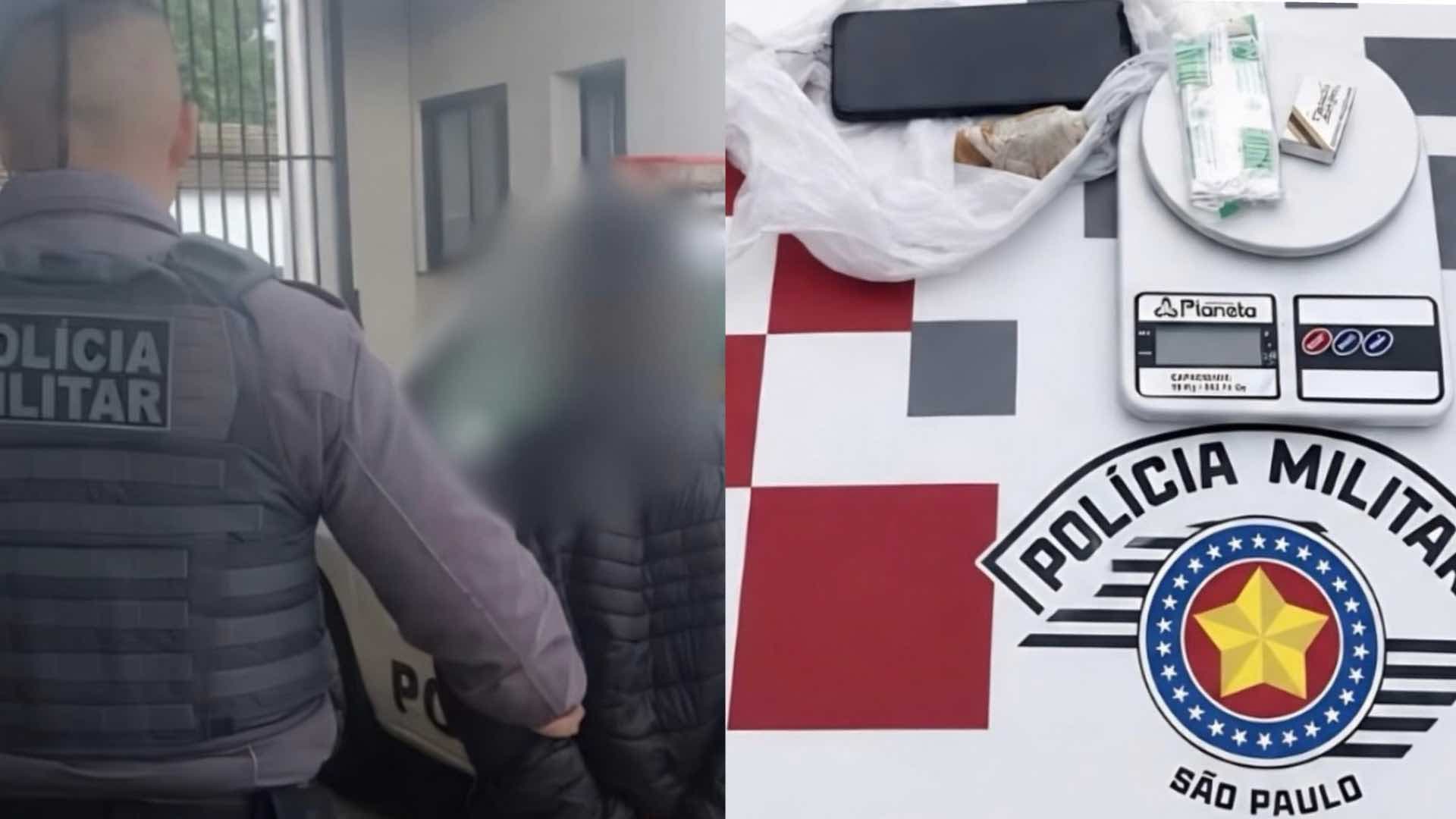 Polícia Militar prendeu, no domingo (10), um homem procurado pela Justiça pelo crime de tráfico de drogas no município de Itararé.