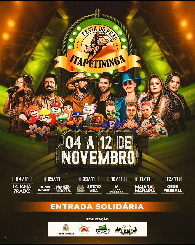 Vem aí a festa do peão em Itapetininga!