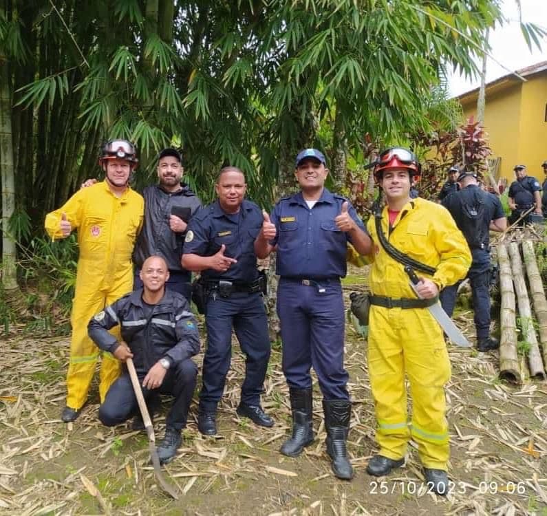 GCM de Itapeva em apoio nas buscas de um idoso desaparecido em área de mata de Apiaí