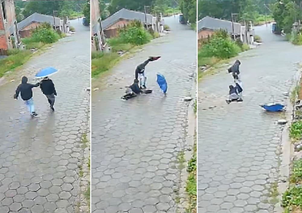 Idosa é arrastada durante assalto em SP e bandidos fogem com bíblia